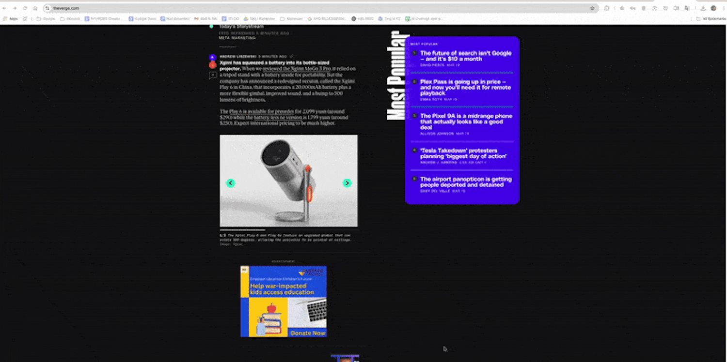 GIF: Google Lens on desktop